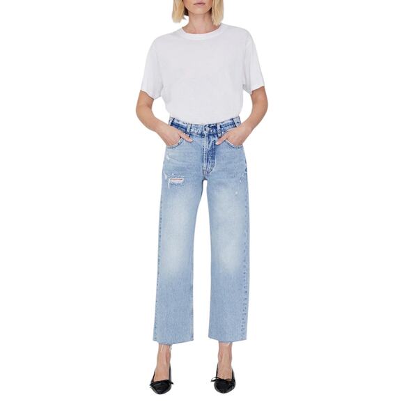 Anine Bing Denim - New Women’s Anine Bing Gavin Relaxed Straight Jeans Size 28